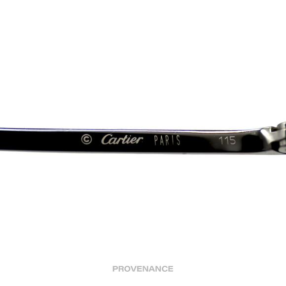 ? Cartier C Decor Shield Sunglasses - Platinum Blue main image 4